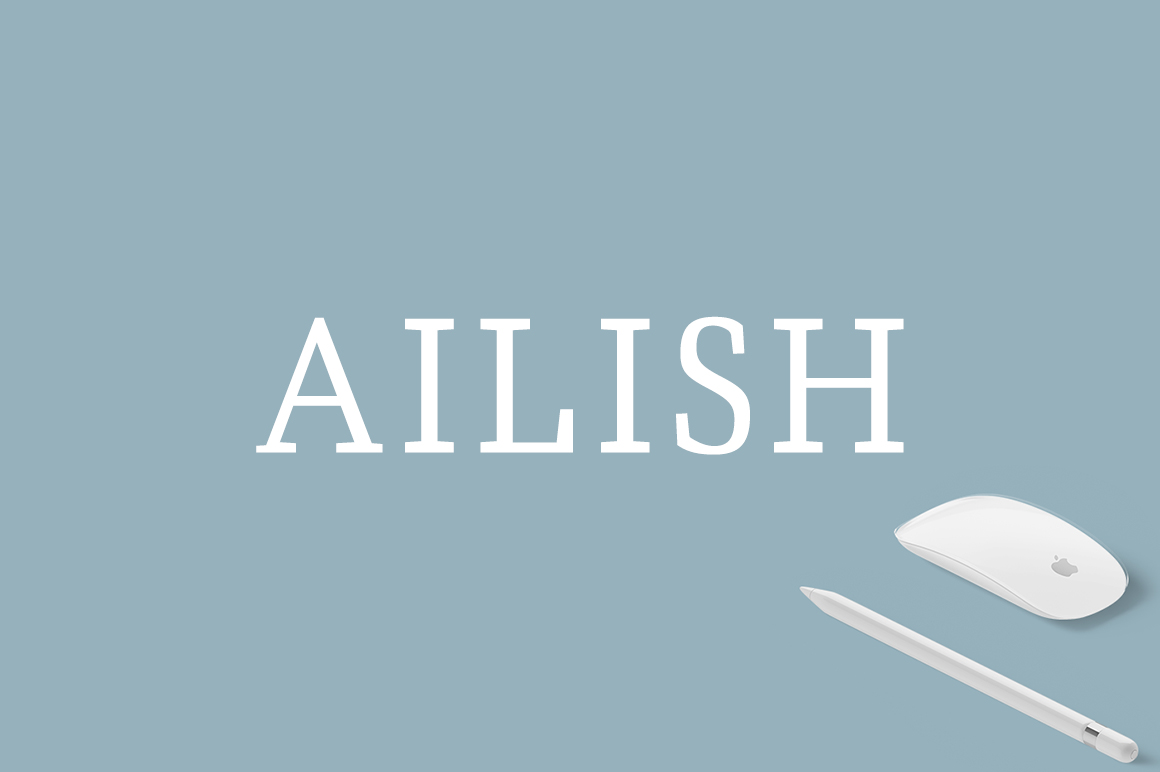 Ailish: A Bold Slab Serif Font for Modern Branding