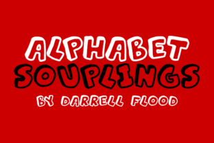 Alphabet Souplings: A Decorative Font for Editorial Design and Branding