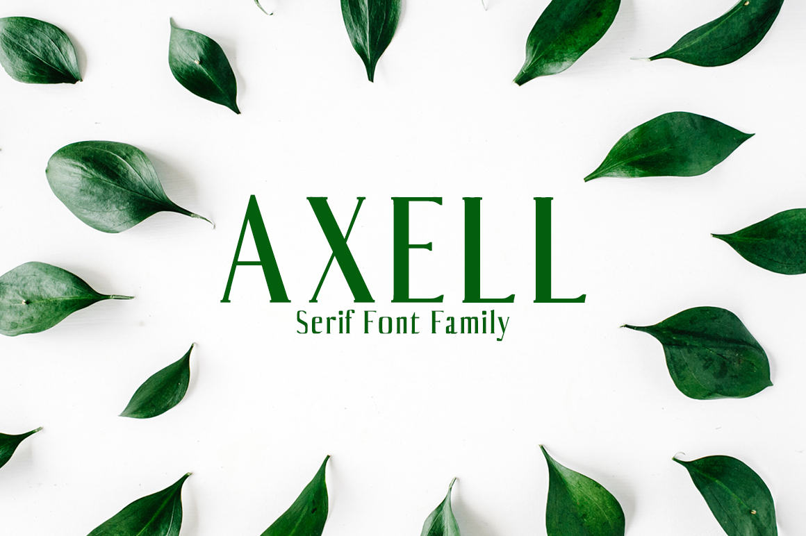 Axell: The Modern Serif Font That Elevates Your Campaigns