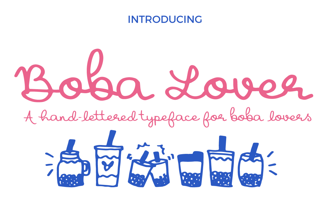 Boba Lover: A Script Font That Brings Joy to Every Design
