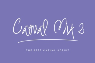 Casual Mix 2: A Script Font for Modern Editorial Design