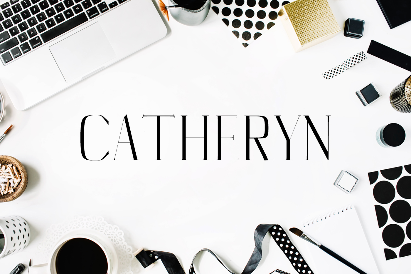 Catheryn: A Modern Serif Font for Creative Projects