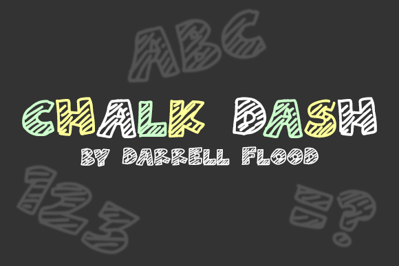 Chalk Dash: A Bold Font for Creative Branding Projects