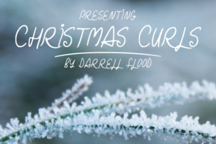 Christmas Curls: A Script Font for Holiday Branding and Business Identity
