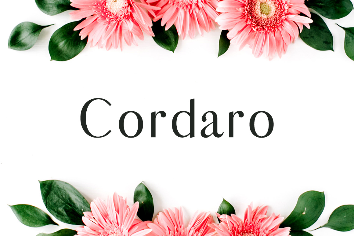 Cordaro: The Serif Font That Elevates Your Brand’s Visual Story