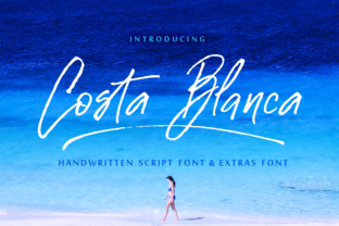 Costa Blanca Script Font: A Delicate Handwritten Style for Designers