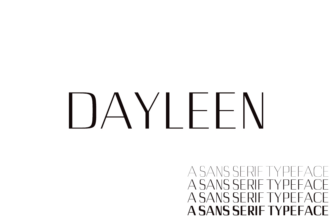 Dayleen: A Modern Sans Serif Font for Creative Makers