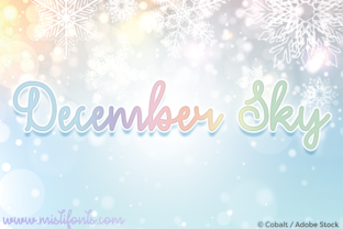 December Sky: A Script Font for Seasonal Campaigns and Brand Identity