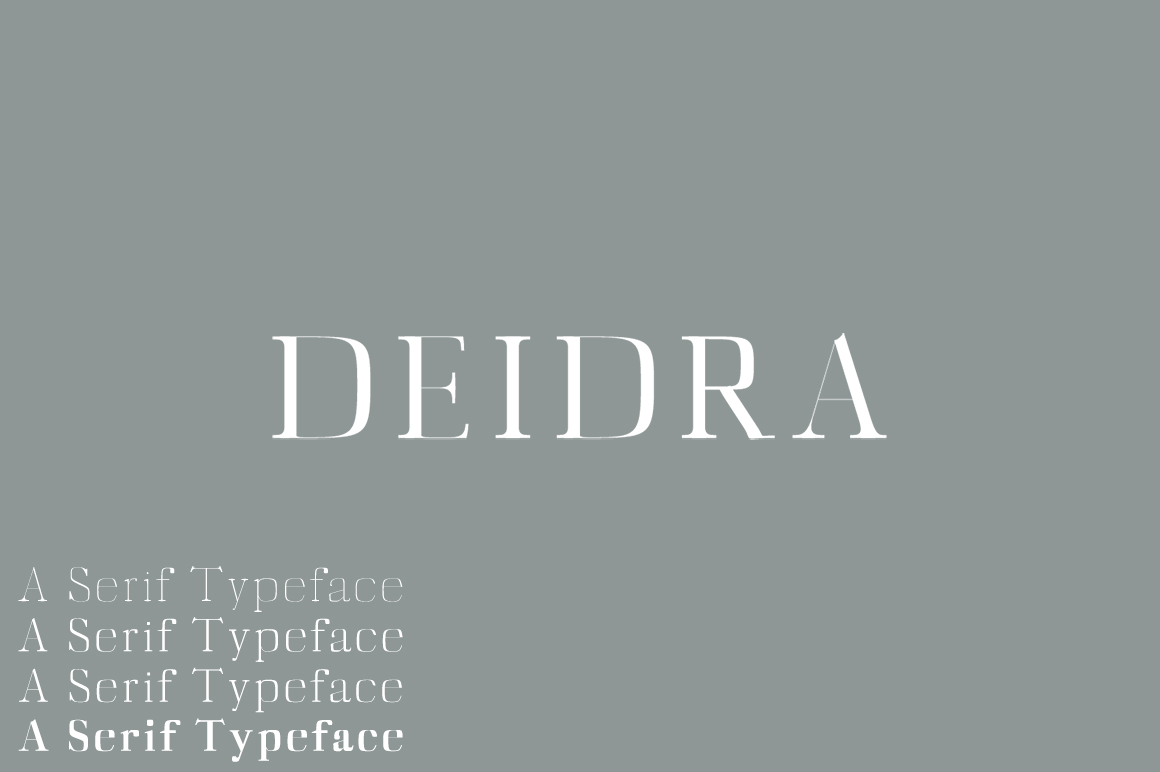 Diedra: A Serif Font for Modern Web Design and Branding