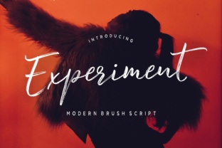 Experiment Brush: A Script Font for Bold Branding and Social Media Impact