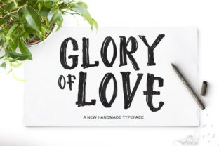 Glory of Love: A Script Handwritten Font for Creative Campaigns
