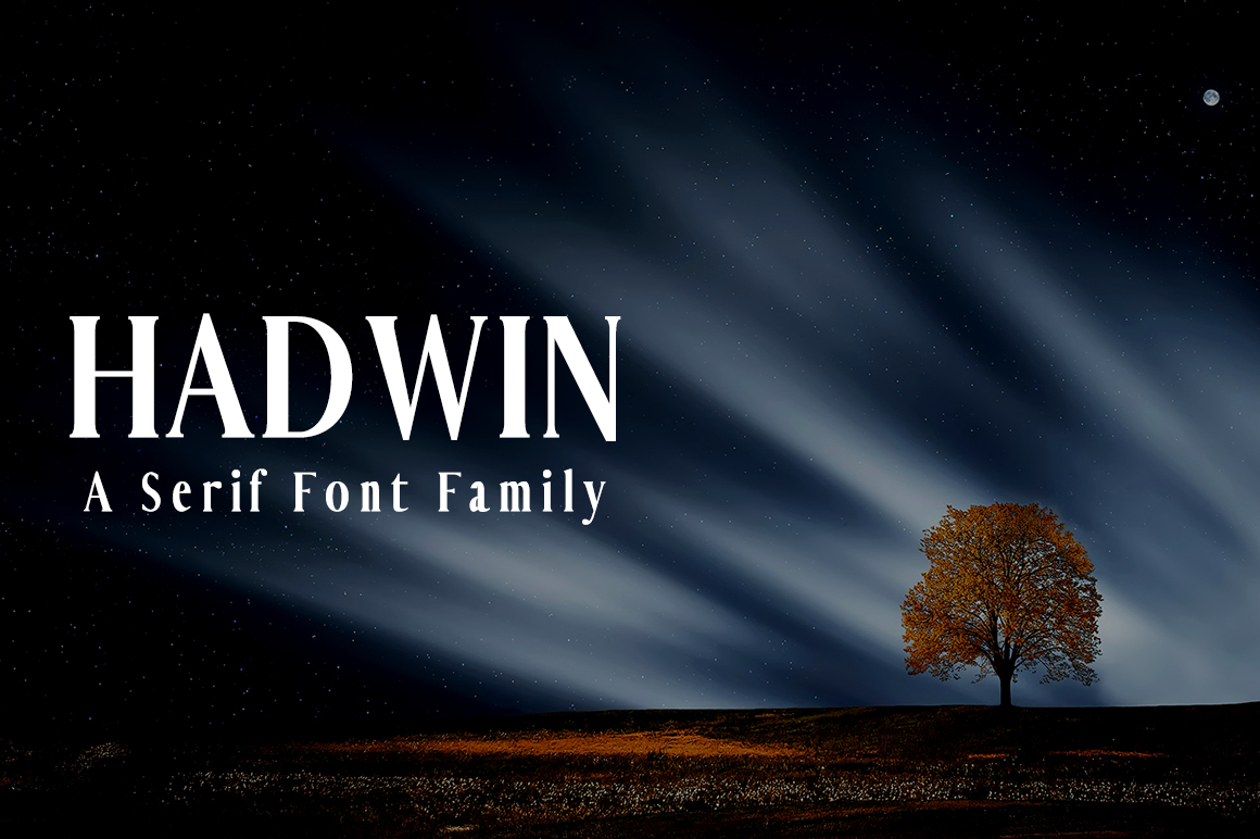 Hadwin: A Warm Serif Font for Designers