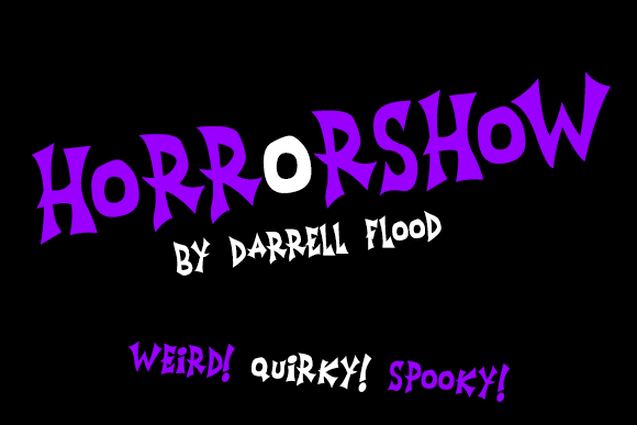 Horrorshow: A Bold Decorative Font for Spooky Campaigns