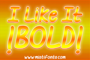 I Like It Bold: A Script Handwritten Font for Creative Crafters