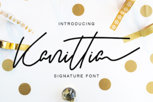 Kanittia: A Script Font That Breathes Life Into Handmade Creations