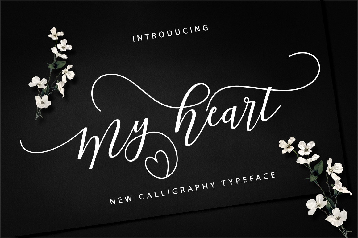 My Heart: The Script Font That Elevates Your Brand’s Romance