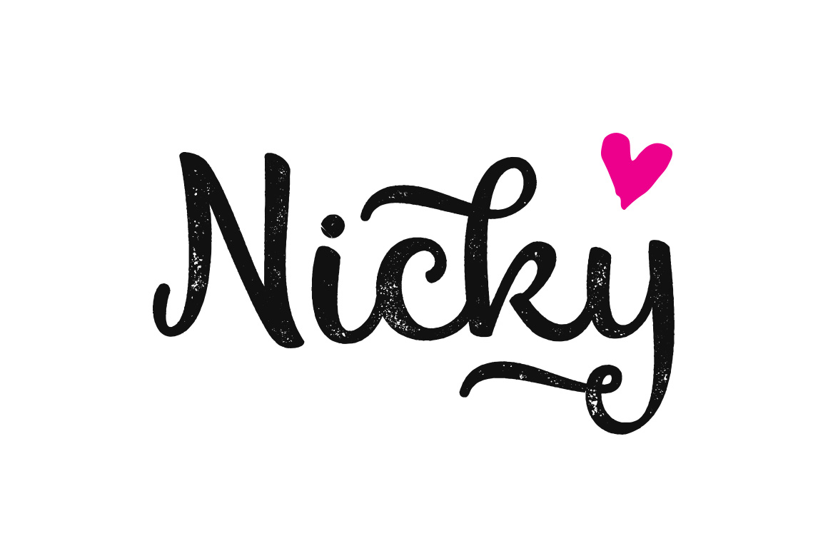 Nicky: A Versatile Script Font for Editorial Design