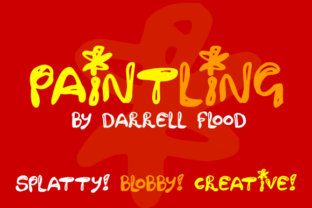 Paintling: A Playful Decorative Font for Creative Projects