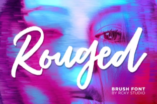Rouged: A Script Font for Dynamic Brand Campaigns