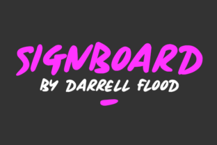 Signboard: The Handwritten Font That Elevates Your Brand’s Visual Story