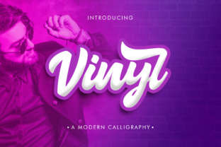 Vinyl: A Bold Script Font for Creative Crafters and Designers